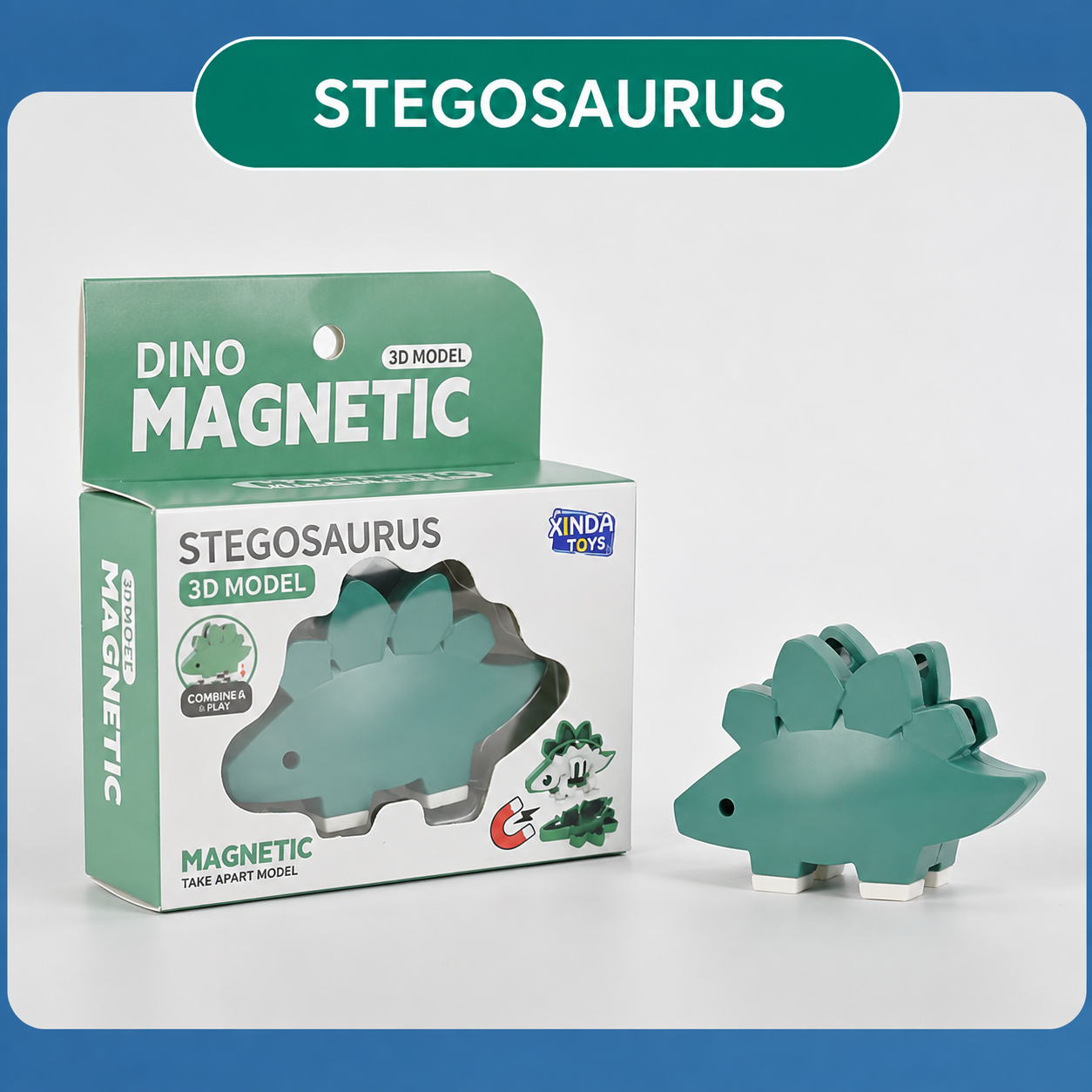 Magnetic Animal Skeleton Builder Set – STEM Take-Apart Learning Toy