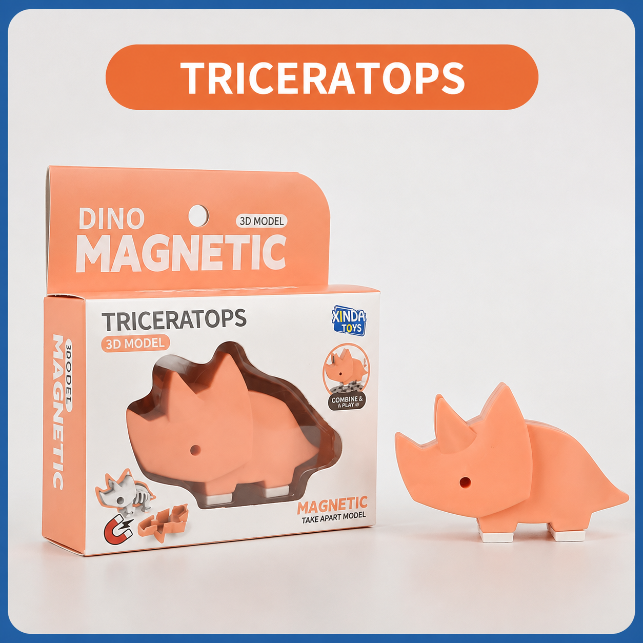 Magnetic Animal Skeleton Builder Set – STEM Take-Apart Learning Toy