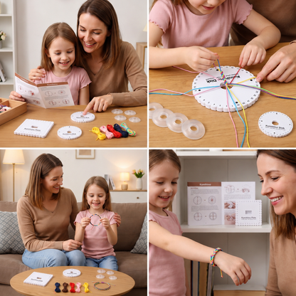 DIY Kumihimo Bracelet Making Kit for Kids