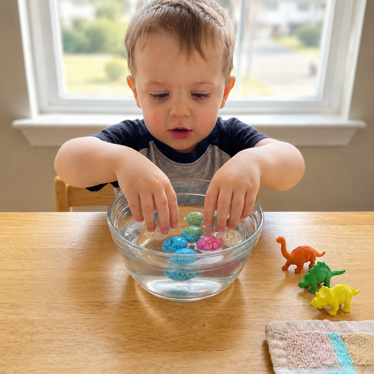Hatching Dinosaur Egg Kit – Grow-in-Water Dino Eggs with Surprise Toys