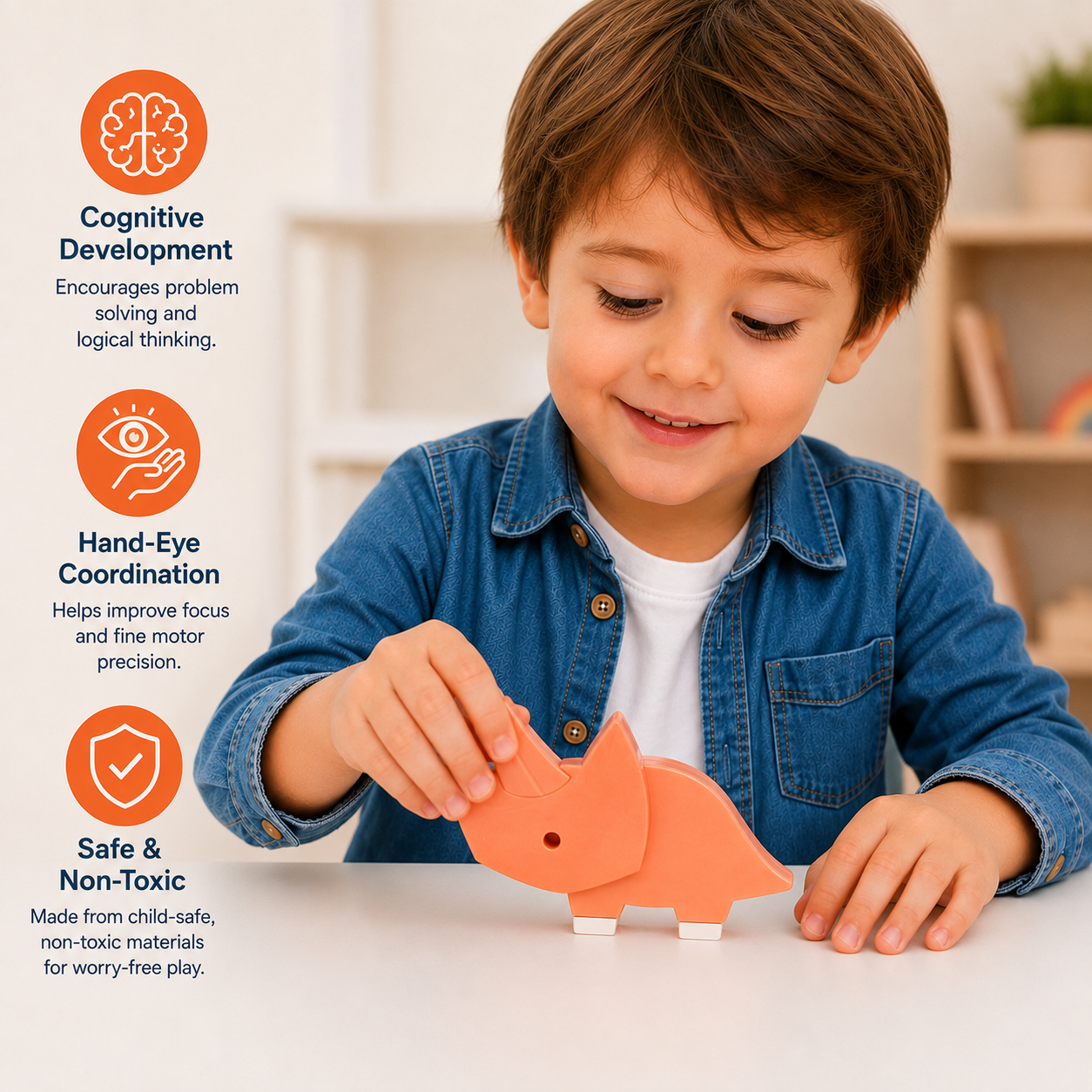 Magnetic Animal Skeleton Builder Set – STEM Take-Apart Learning Toy