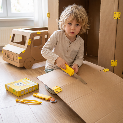 Kids Cardboard Construction Tool Kit