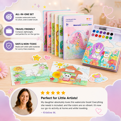 All-in-One Watercolour Painting Book