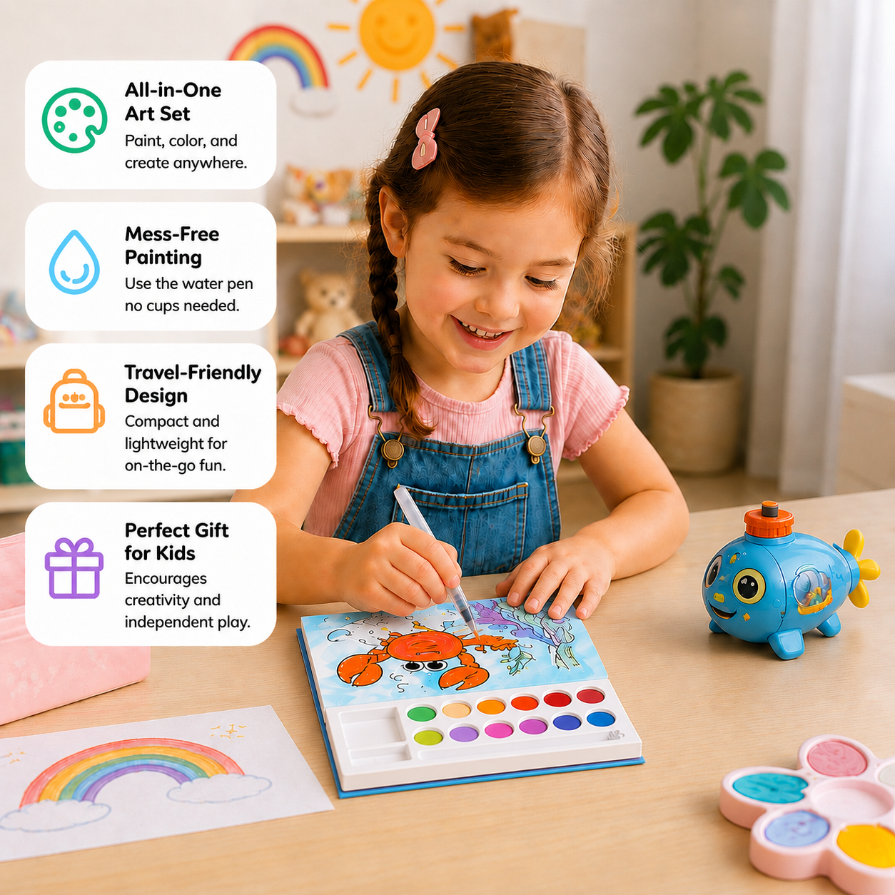 All-in-One Watercolour Painting Book