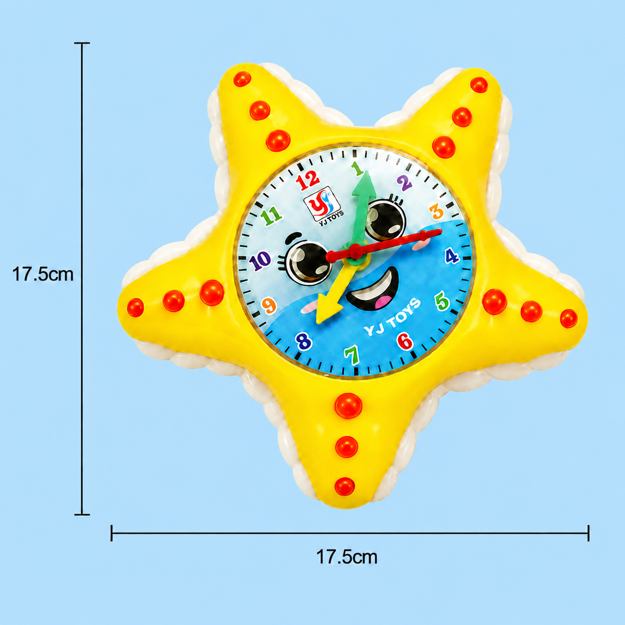 Starfish Clock Learning Toy – Interactive Time Teaching Toy for Kids