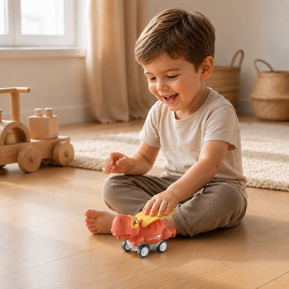 Press & Go Dinosaur Cars – Rolling Dinosaur Toys for Kids