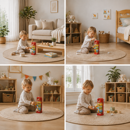 Interactive Farm Ball Run Toy for Fine Motor & Problem-Solving Skills