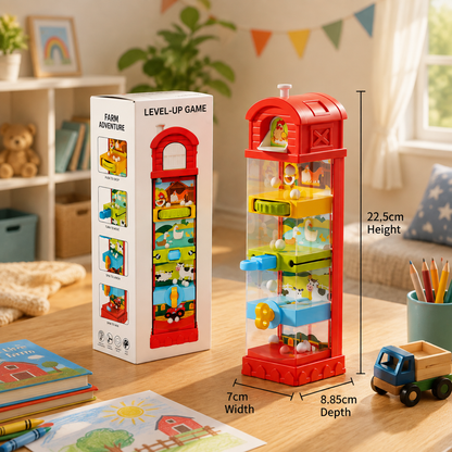 Interactive Farm Ball Run Toy for Fine Motor & Problem-Solving Skills