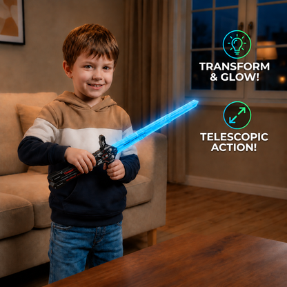 Glowing Telescopic Butterfly Sword Toy