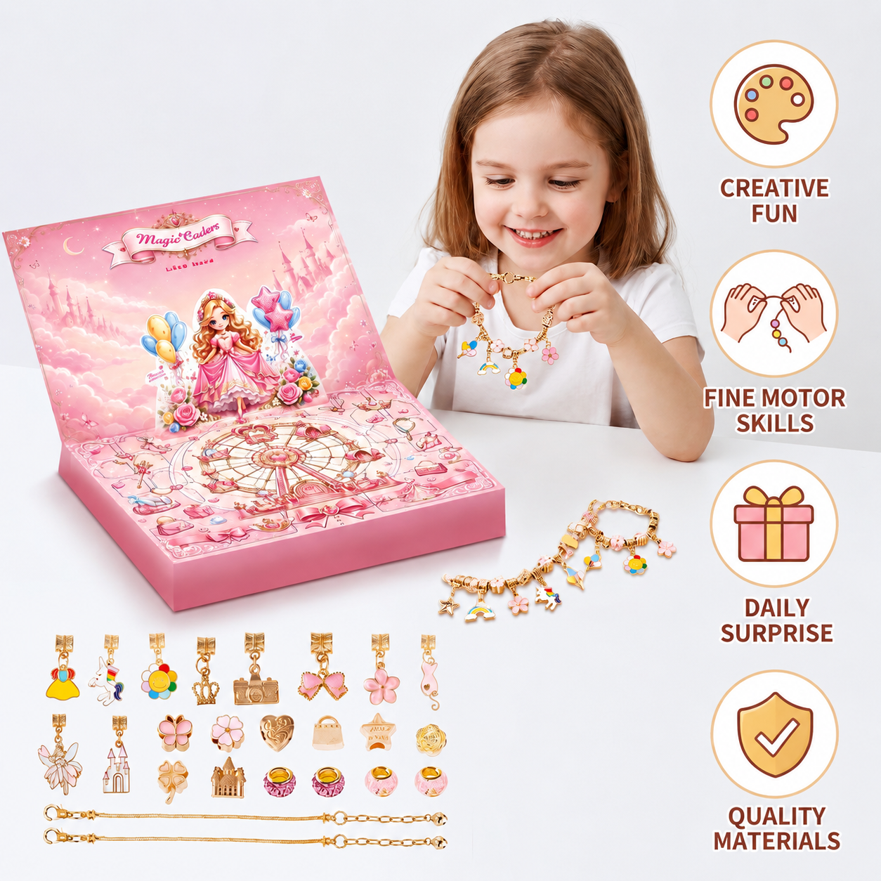 Princess DIY Jewelry & Bracelet Making Advent Calendar