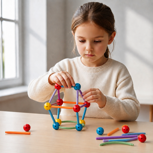3D Geometry Building Kit – Educational Construction & Spatial Learning Toy