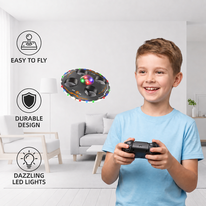 Remote Control LED Flying Saucer Drone