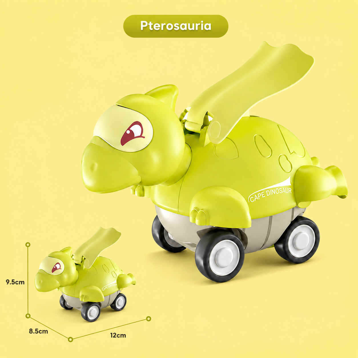 Press & Go Dinosaur Cars – Rolling Dinosaur Toys for Kids