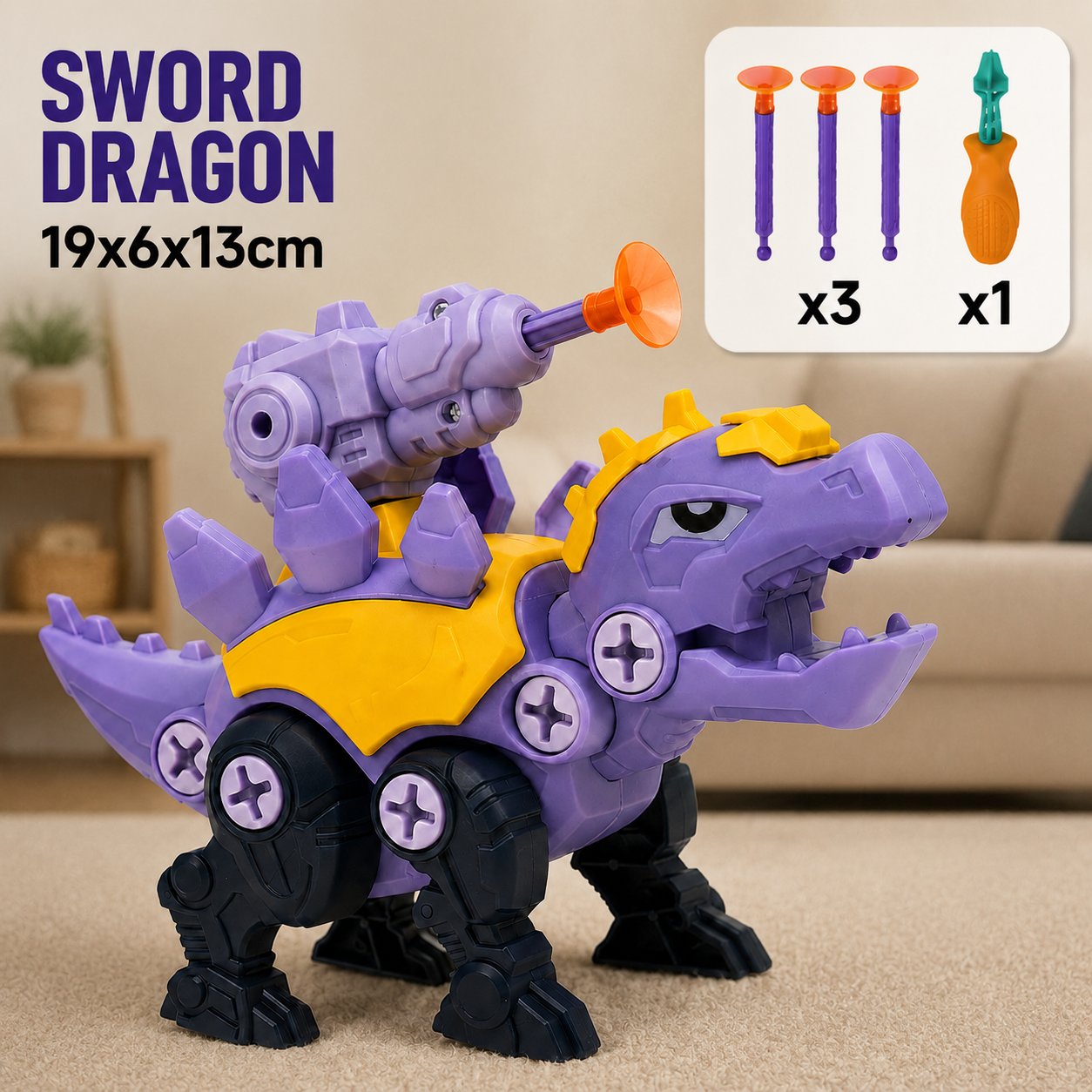 DIY Build & Transform Dinosaur Egg Toy
