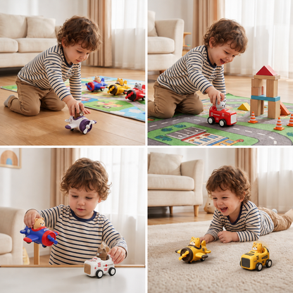 Press & Go Animal Airplane & Truck Toy for Kids