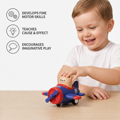 Press & Go Animal Airplane & Truck Toy for Kids