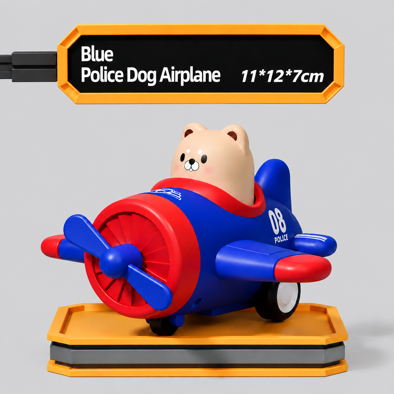 Press & Go Animal Airplane & Truck Toy for Kids