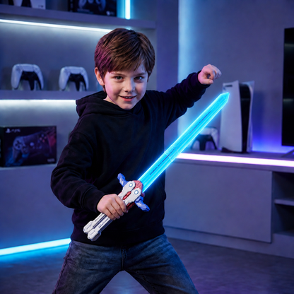 Glowing Telescopic Butterfly Sword Toy
