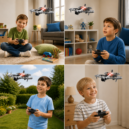 2-in-1 Remote Control Fighter Jet & Drone Toy