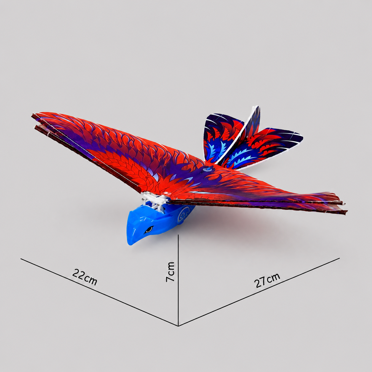 Remote Control Flapping-Wing Flying Bird Toy for Kids