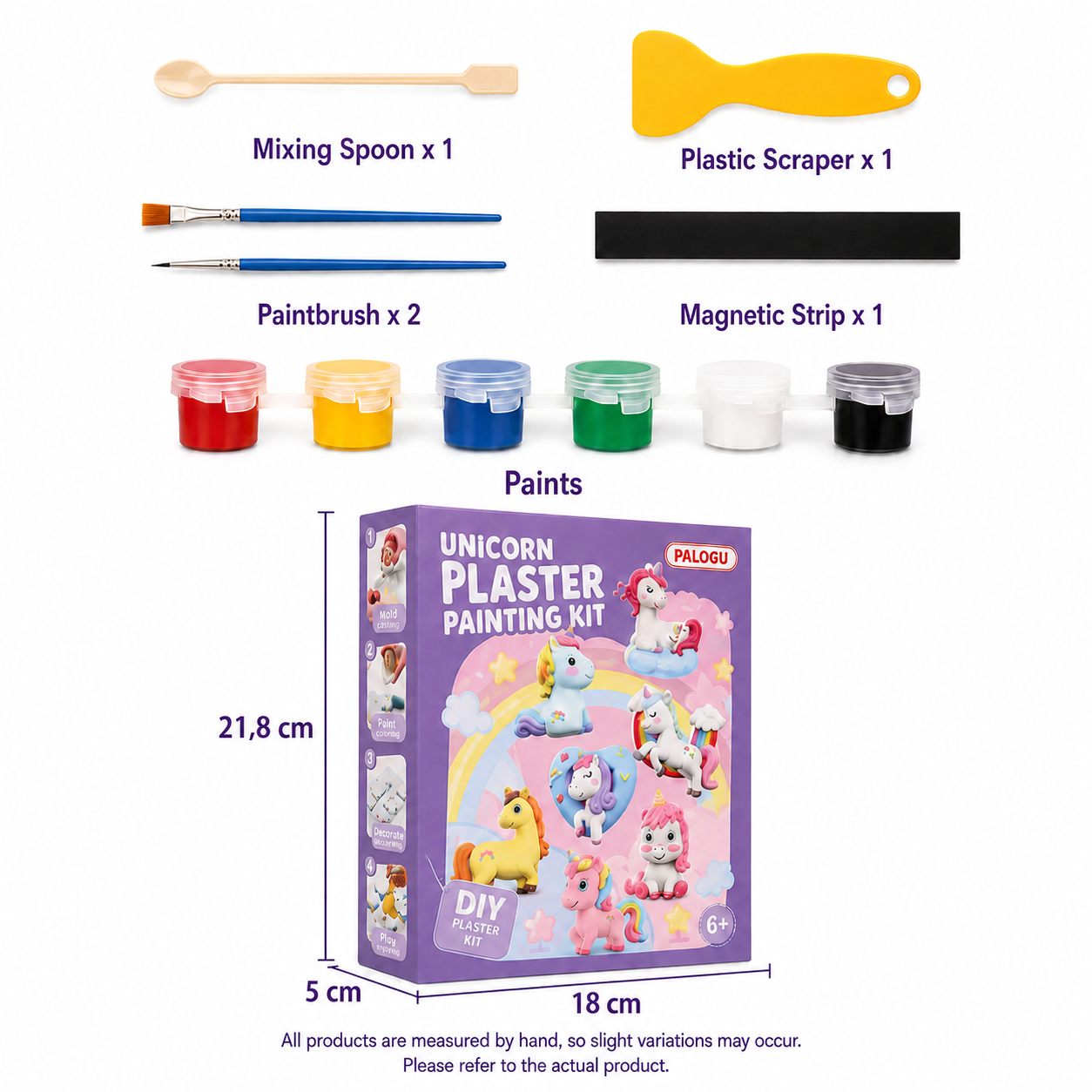 DIY Animal Plaster Painting Kit – Mold, Paint & Create Craft Set for Kids