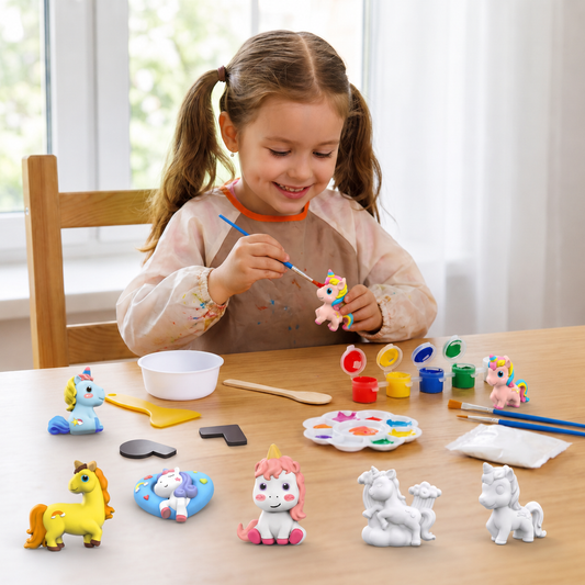 DIY Animal Plaster Painting Kit – Mold, Paint & Create Craft Set for Kids