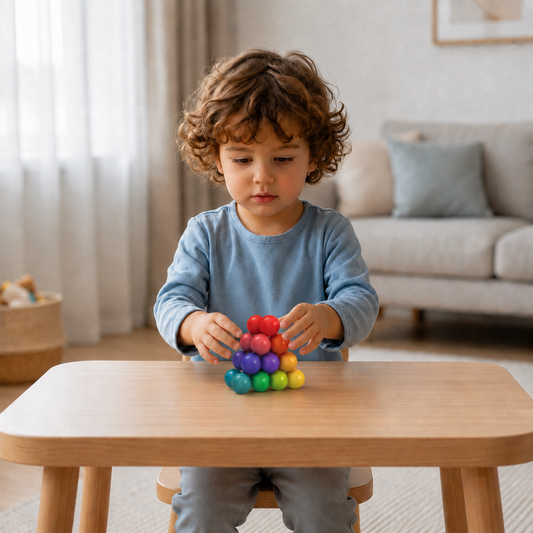 Colorful 3D Ball Building Set – Creative Construction & Fine Motor Skills Learning Toy for Kids