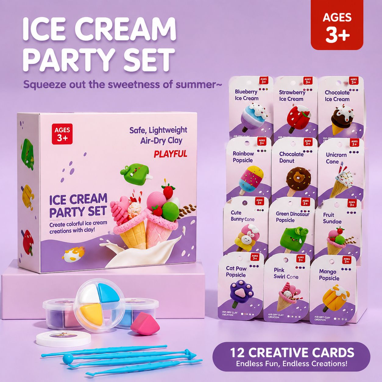 DIY Air Dry Clay Craft Kits for Kids