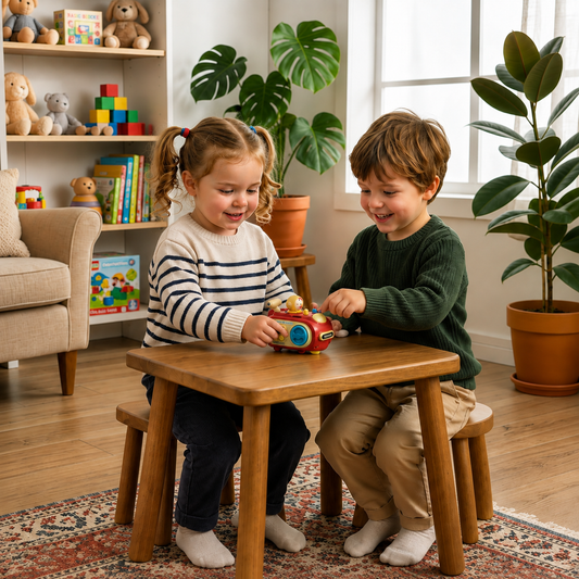 5-in-1 Press & Go Busy Car Toy for Fine Motor Skills Development