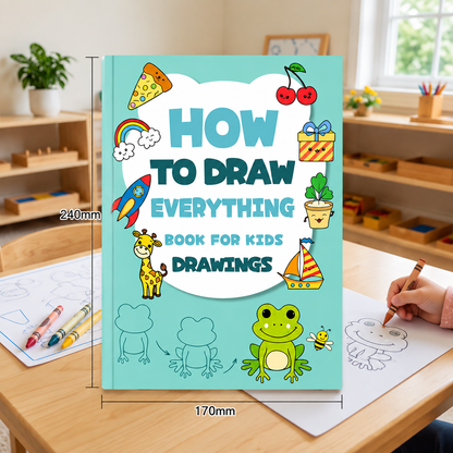 Montessori How to Draw Activity Book – Step-by-Step Learning & Drawing Practice