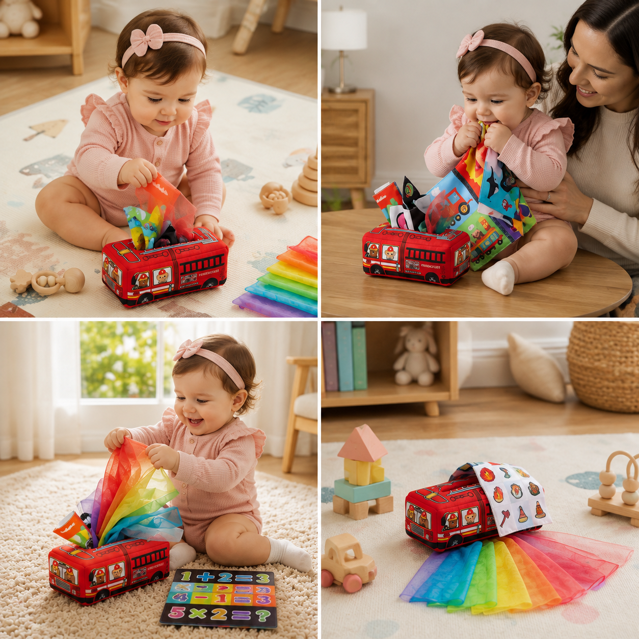 Montessori Magic Tissue Box – Sensory Learning Toy for Babies