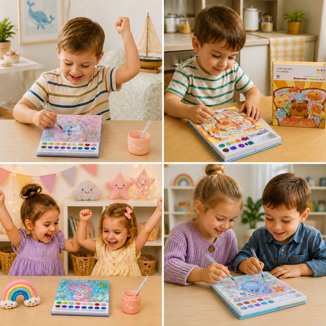 All-in-One Watercolour Painting Book