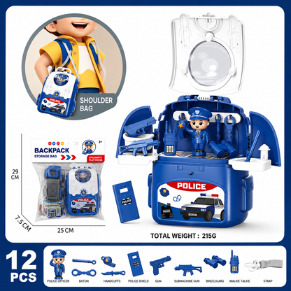3-in-1 Backpack Playset for on the Go