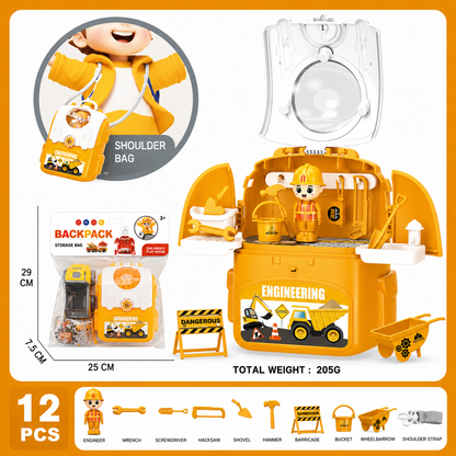 3-in-1 Backpack Playset for on the Go