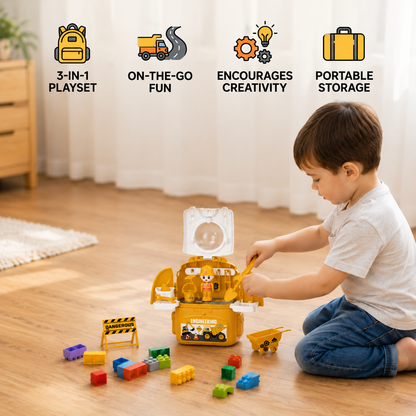 3-in-1 Backpack Playset for on the Go