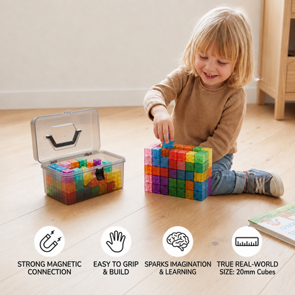 Montessori Cube Building Block Set for Kids