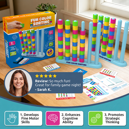 Color Stack Challenge – Fast-Paced Color Matching Party & Family Game