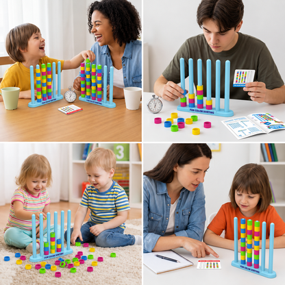Color Stack Challenge – Fast-Paced Color Matching Party & Family Game