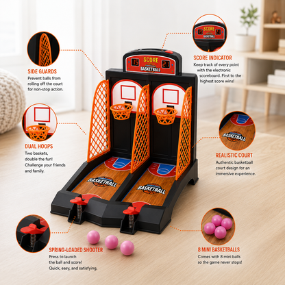 2-Player Basketball Shootout Game