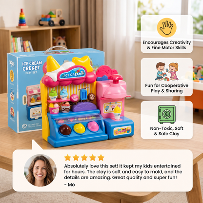 DIY Ice Cream Clay Maker Playset