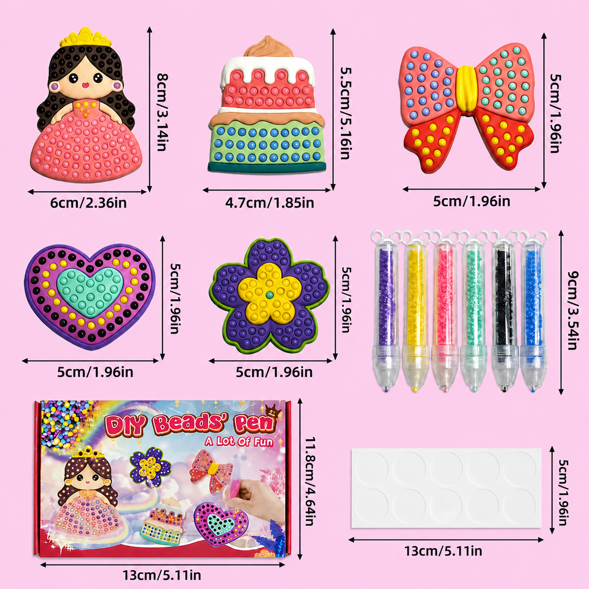 DIY Bead Art Pen Kit – Create & Decorate Animal Designs