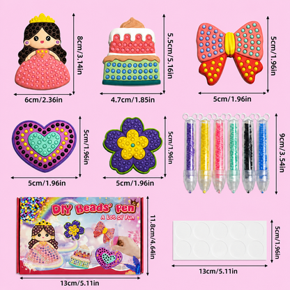 DIY Bead Art Pen Kit – Create & Decorate Animal Designs