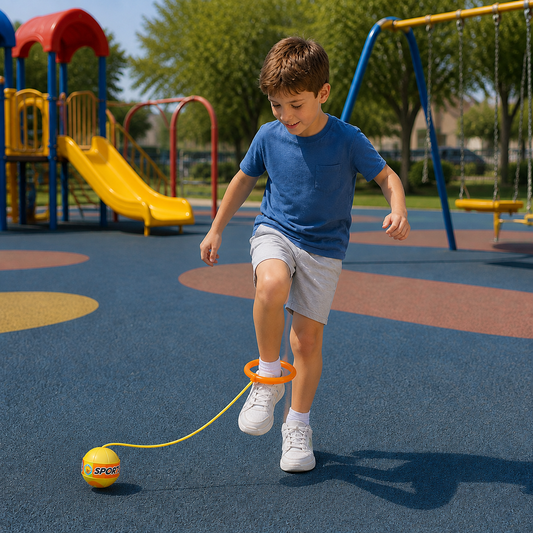 Interactive Skip Ball Ankle Swing Toy for Kids