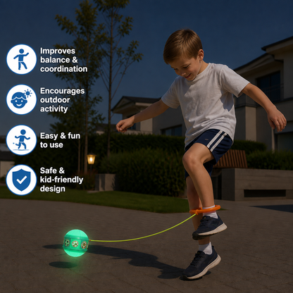 Interactive Skip Ball Ankle Swing Toy for Kids