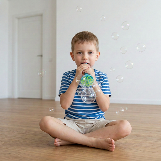 Magic Bubble Blower Stick Set