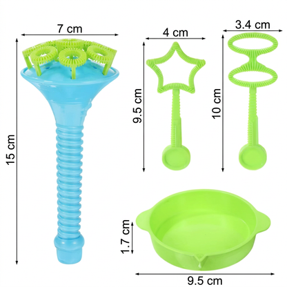 Magic Bubble Blower Stick Set