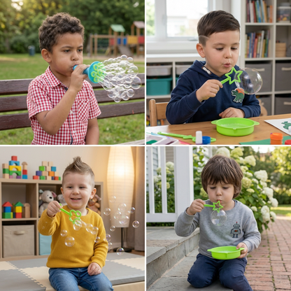 Magic Bubble Blower Stick Set