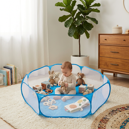 Portable Pop-Up Baby Playpen Tent for Toddlers