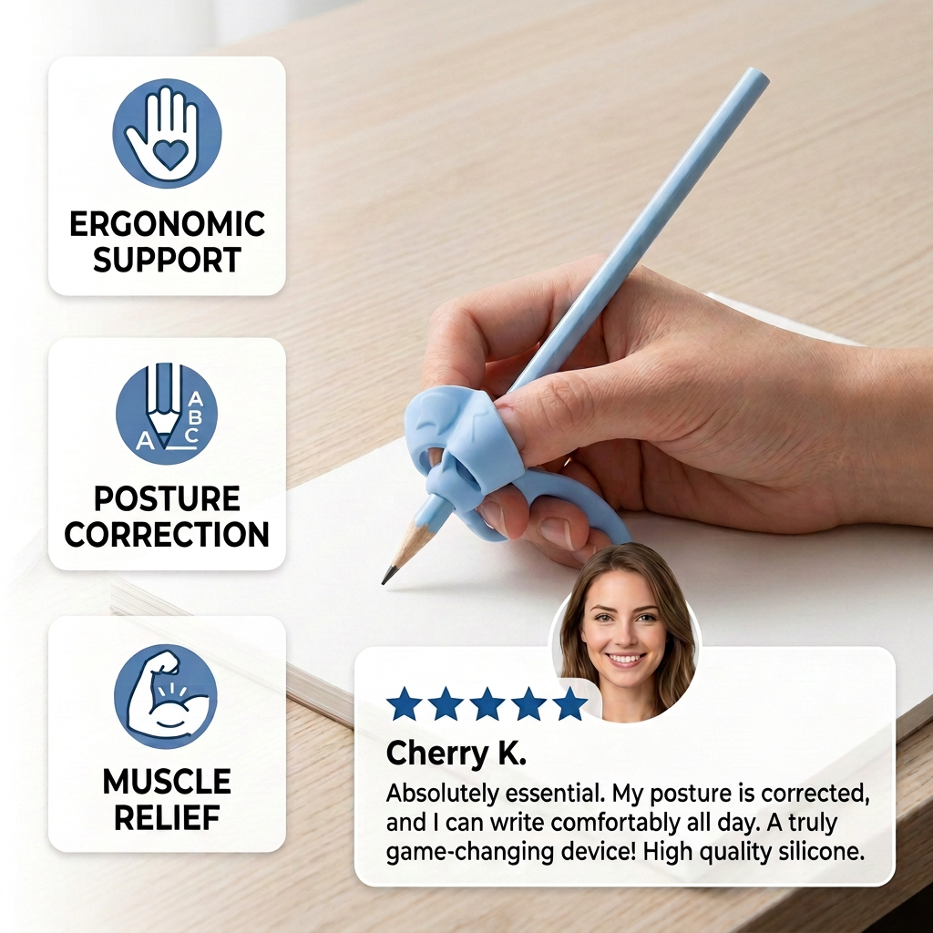 Ergonomic Silicone Pencil Grips