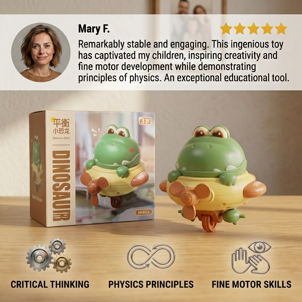 Dino Balance Spinner Toy for Kids